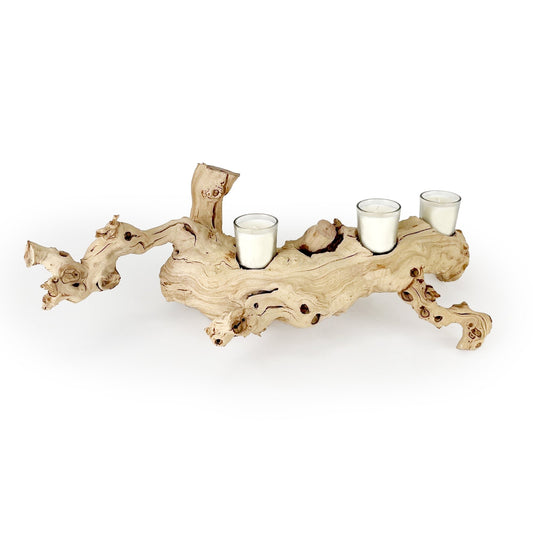 Grapewood Votive Candle Centerpiece by Andaluca Home