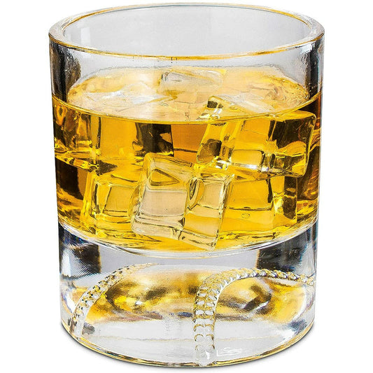 Baseball Whiskey Glasses Set of 4 - 12oz by The Wine Savant