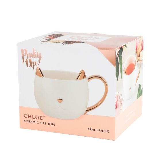 Chloe™ White Cat Mug by Karma Kiss