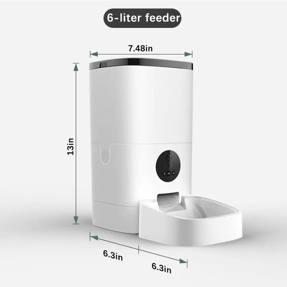 Automatic Pet Feeder - 6L Capacity by GROOMY