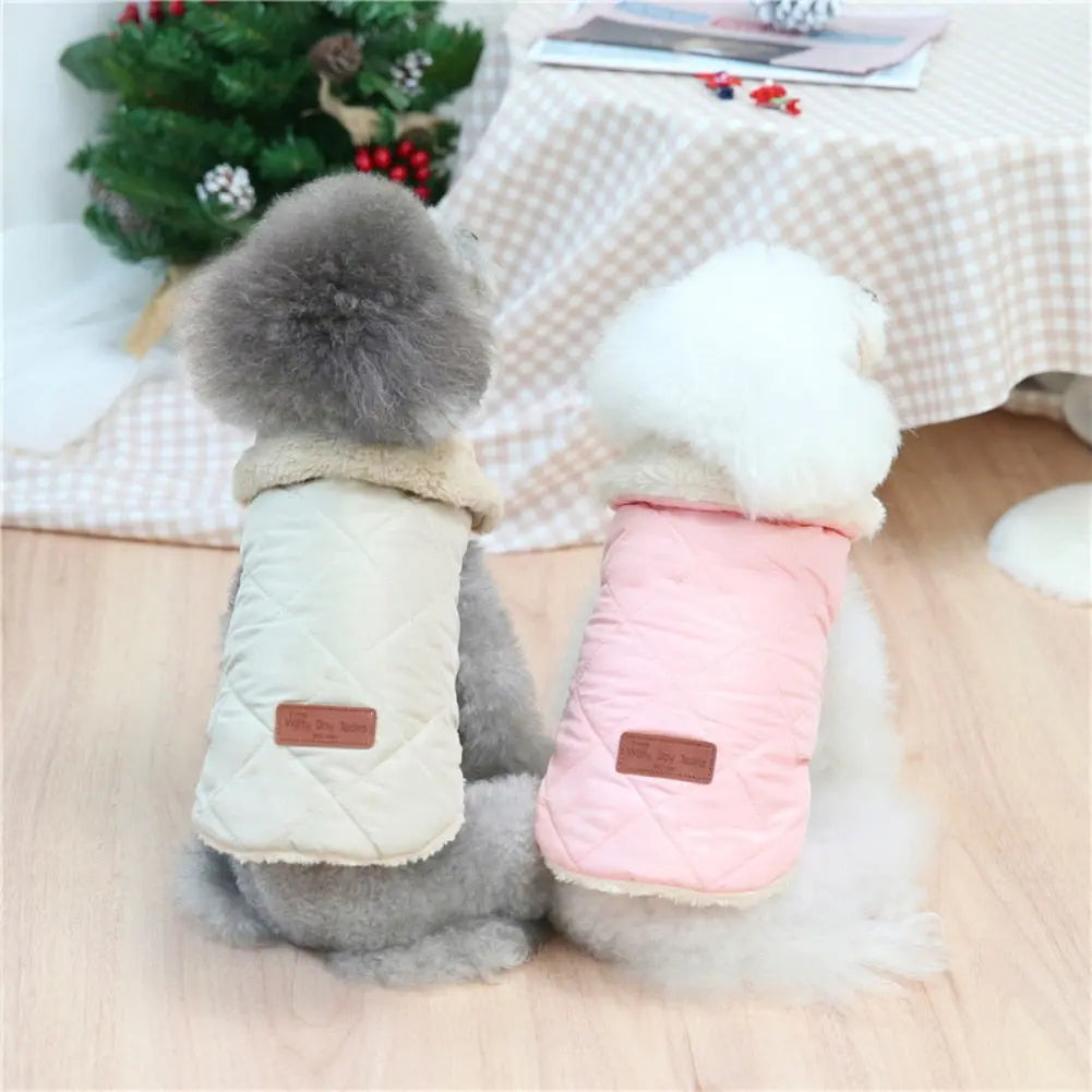 Dog Vest w/ Fur-Lined - Dog & Cat Apparel by GROOMY