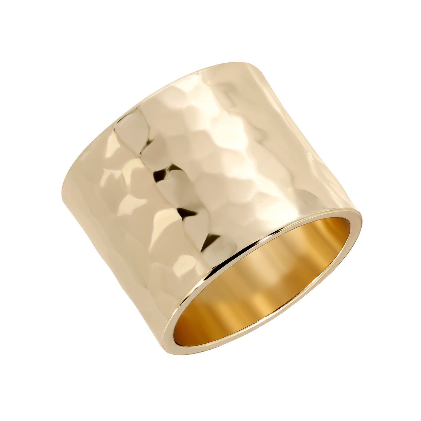 Hammered Wide Ring by eklexic