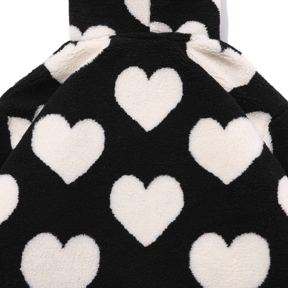 Heart Dyed Wool Jacket by White Market