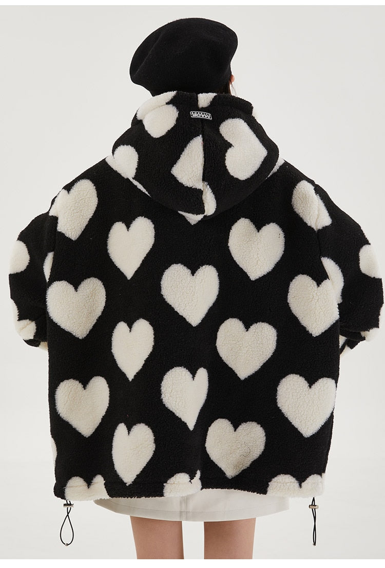 Heart Dyed Wool Jacket by White Market