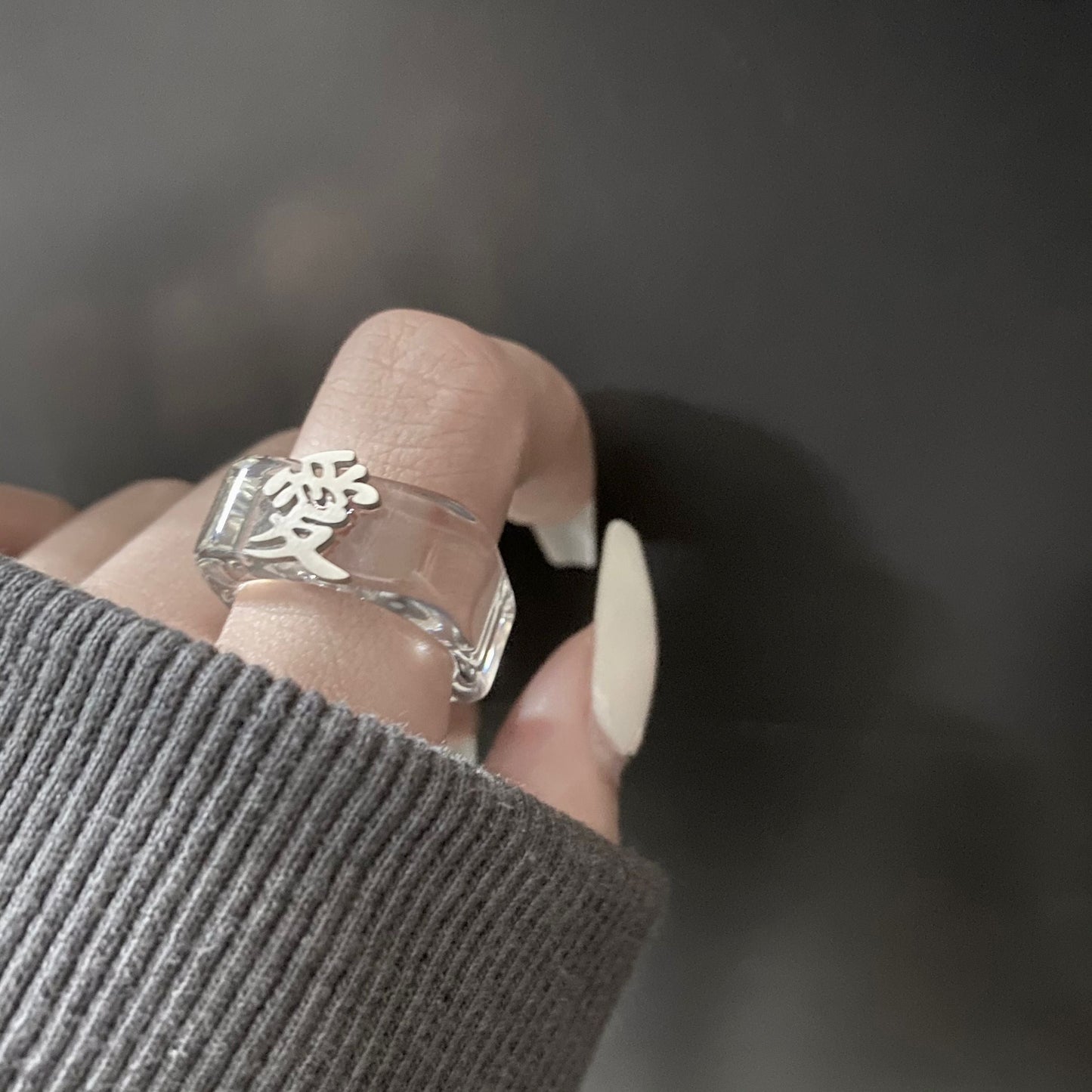 "LOVE" Ring by White Market