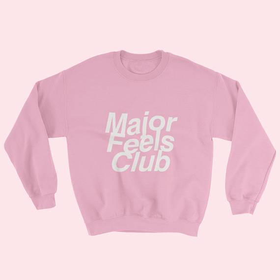 "Major Feels Club" Sweater by White Market