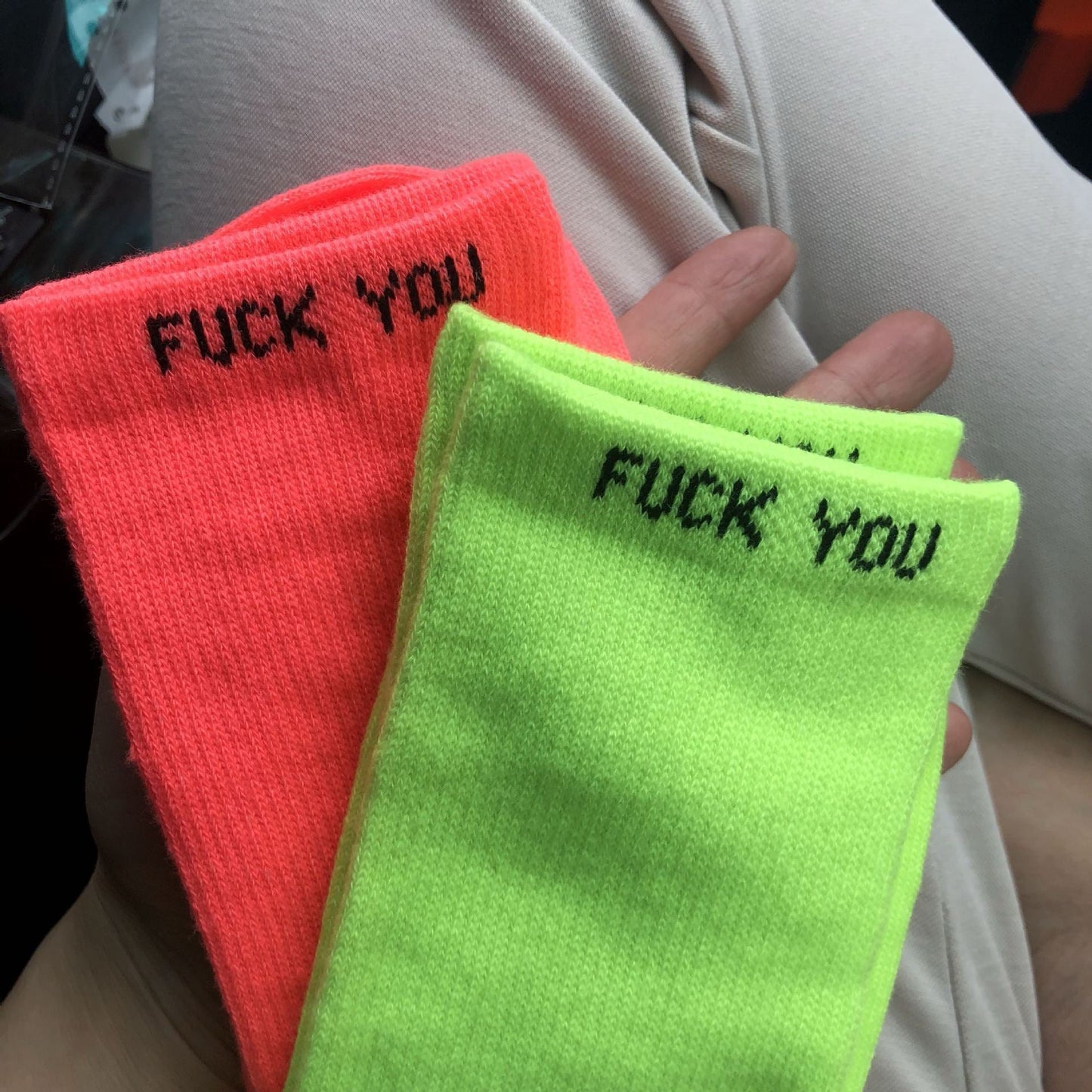 "Fuck You" Socks by White Market